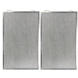Air Filter Factory Aluminum Filter 203371, 136388 Replacement For Honeywell F50A, F50E HVAC Furnace EAC Aluminum Mesh Pre-Filters 12-3/8" x 15-3/4" x 3/8" 2-Pack