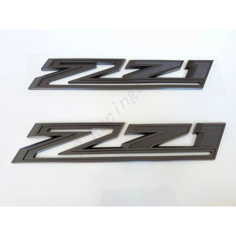 OEM 2PCS Matte Black 2019-2023 Silverado Z71 Emblem Badge 84632695
