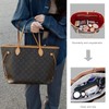 Lckaey purse organizer insert for neverfull gm mm graceful pm