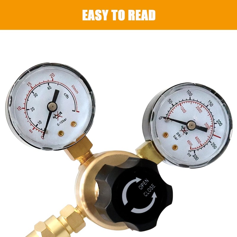 Vaphy Argon CO2 Regulator Gauges Gas Welding Regulators for MIG