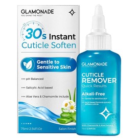 Glamonad Instant Cuticle Remover Gel: Fast-acting softener for overgrown and rough cuticles Salicylic acid Gentle for sensitive skin Professional Manicure Preparation and Nail Care / 글래모나드 인스턴트 큐티클 리무버 젤: 과도하게 자란 거친 큐티클을 위한 속효성 유연제 살리실산 민감한 피부에 순한 제품 전문 매니큐어 준비 및 네일 케어
