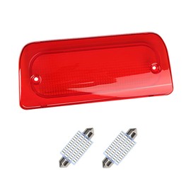 Urite2GO 3rd Third Brake Light Red Lens Extended Cab Only Compatible with 1994-2003 Chevy S10 GMC Sonoma High Mount Stop Lamp Assembly