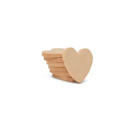 Small Wood Hearts for Crafts 1-inch, 1/8 inch Thick, Pack of 200 Wooden Wedding Hearts for Valentine's Day Table Decor, by Woodpeckers