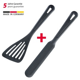 Westmark Gentle Plus 28352275 Crepe Spatula + Spatula, Heat Resistant up to 270 °C, PPA, Black