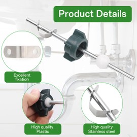 Chrome Bathroom Sink Drain Stopper Kit - Durable Metal Pop-Up Stop Pivot Arm, Fits ps469 & Psb327, Replaces ps2673, Includes 18mm Ball