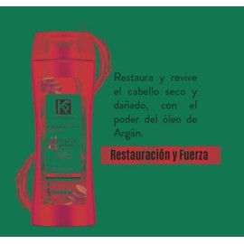 Kerashine Shampoo Restauración y Fuerza con Óleo de Argán 650ml