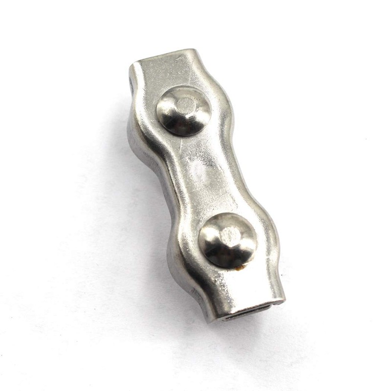 M4 Wire Rope Clip Clamp 304 Stainless Steel Duplex Cable