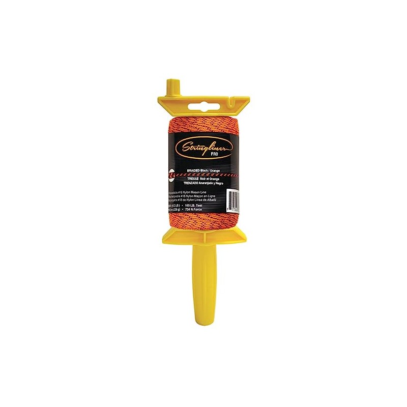 Stringliner by U.S. Tape CO. 25491 Chalk - Line, Black/Orange