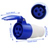 16A 240V 3-Pin Weather Proof Industrial Socket, Conform to IEC309-2