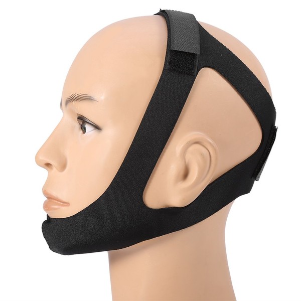 Snoring Chin Strap for Snoring, Universal Adjustable Premium Anti Snore Head Strap for Men and Women to Keep Mouth Closed While Sleeping
