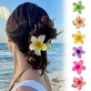 Flower Hair Clip 8 x 8 cm Non-Slip Acrylic Hair