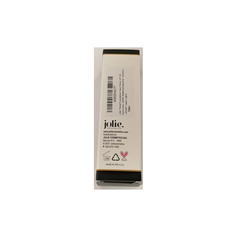 Jolie Tinted Foundation Face Primer SPF 20 Sunscreen, Subtle Radiance/Supreme
