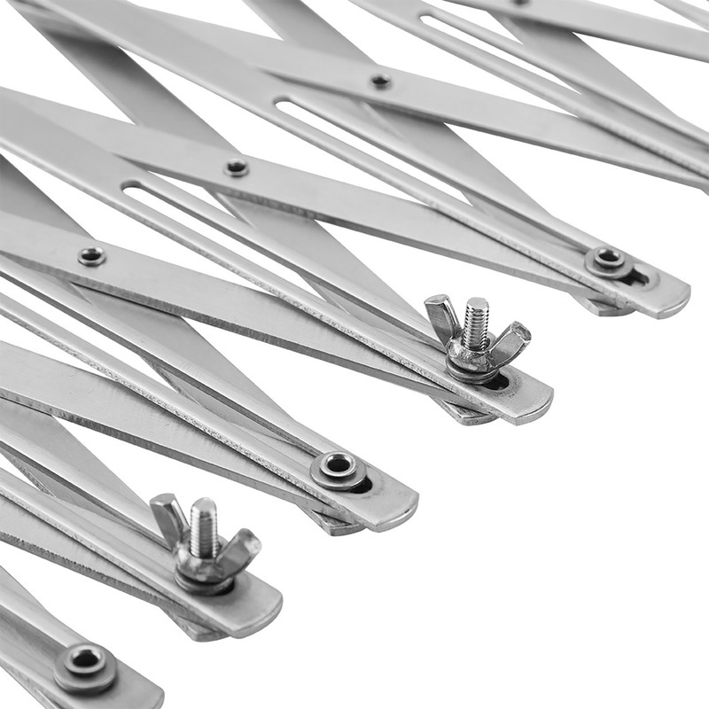 Folding Stainless Steel Pizza Roller Cutter Wheel Pastry Crimper Kitchen