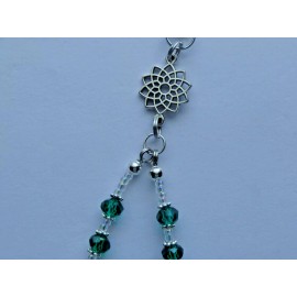 HANDMADE CELTIC KNOT IRISH WRISTLET STRAP CRYSTAL BEADS PHONE CELL PHONE STRAP CHARMS Y2K