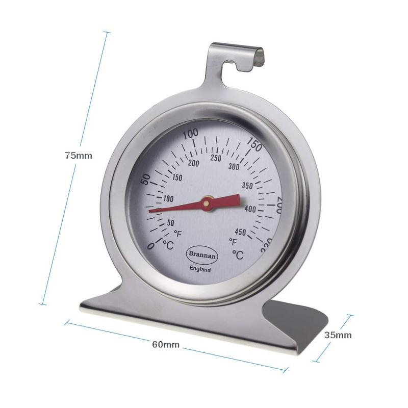 Brannan Classic Dial Oven Thermometer Stainless Steel