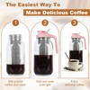 Cold Brew Coffee Maker，64 oz Wide Mouth Mason Jar Pitcher