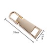 9 Pieces Zipper Pull Replacement Metal Zipper Pull Repair Zipper