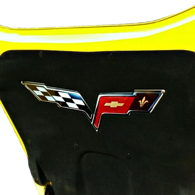 Midwest Corvette C6 Corvette Under Hood Liner Emblem Fits: 05-13