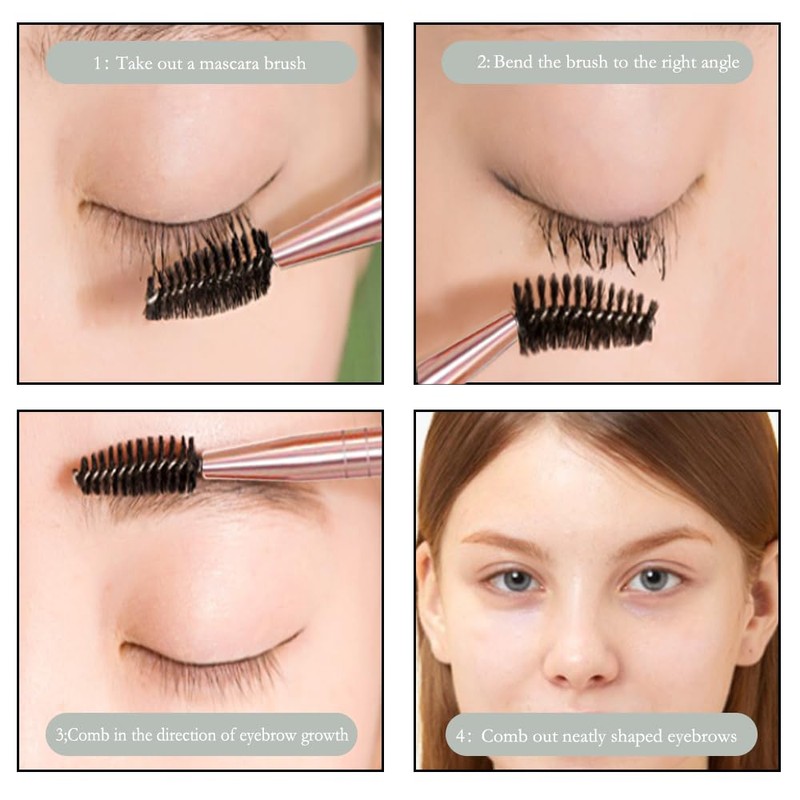 Eyelash Brush, Pack of 3 Eyelash Separator, Eyelash Comb Eyebrow