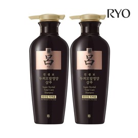 Ryeo Ginsengbo Shampoo Scalp & Hair Nourishing 400ml 2 bottles / 려 진생보 샴푸 두피모발영양 400ml 2개