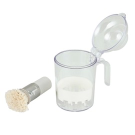 KAI Corporation oil brush set with draining plate, convenient storage container with handle, KAI KITCHEN, Made in Japan, DH8148