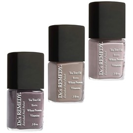 Dr.s Remedy Paquete De 3 Kit De Esmalte De Uñas, Namaste Neutral Trio - Café AcogedorKinetic CaquiMotivating Mink                                     