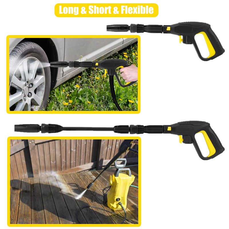 2170 PSI Replacement Pressure Washer Gun with Extension Wand and