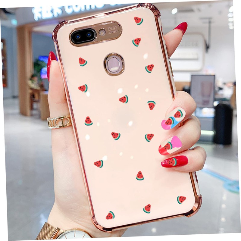 COHEALI 5bags Polymer Clay Nail Patch Set Watermelon Strawberry Designs