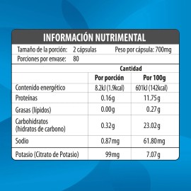 Citrato De Potasio + Omega 3 | 160 Capsulas | Maklen Sabor Sin sabor