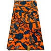 Unbranded Polyester African Wax Prints Fabrics-Orange