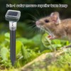 2Pcs 2 in 1 LED Solar Mole Repellent Ultrasonic Outdoor