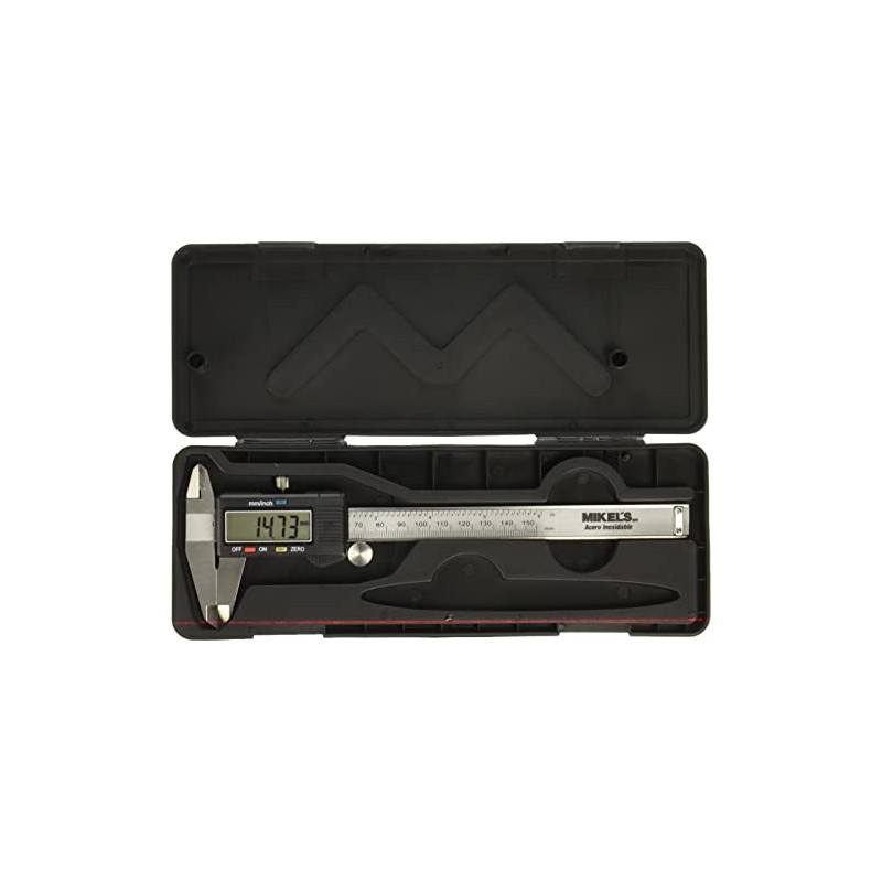 Mikels CVDM-6, Calibrador Vernier Digital de acero inoxidable (Std y