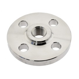 Threaded Flange DN10/PN16, DIN 2566, Rp 3/8 Inch Female Thread, Stainless Steel (1.4571)