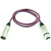 Adam Hall Cables K3MMF0100PUR Microphone Cable XLR Female to XLR