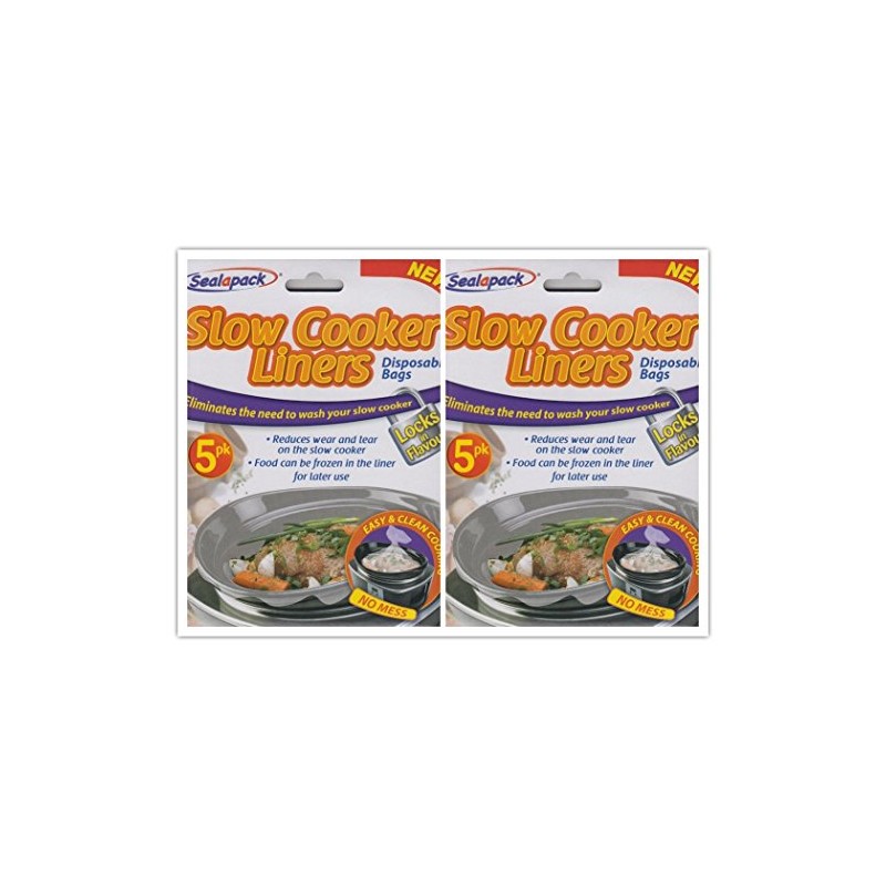 Pajee 10 Pack Slow Cooker Liners Cooking Bags For Round