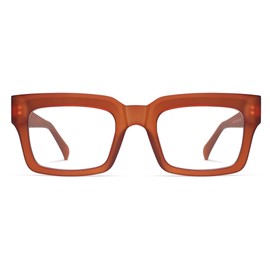 AMOMOMA Retro Square Reading Glasses for Women,Men Blue Light Blocking Computer Readers TR90 AM6137 C4 2.0