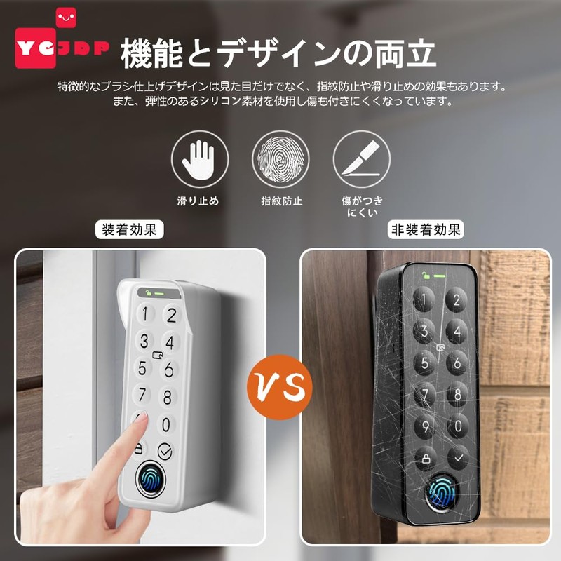 YCJDP Protective Cover for New Model SwitchBot Fingerprint Identification Pad