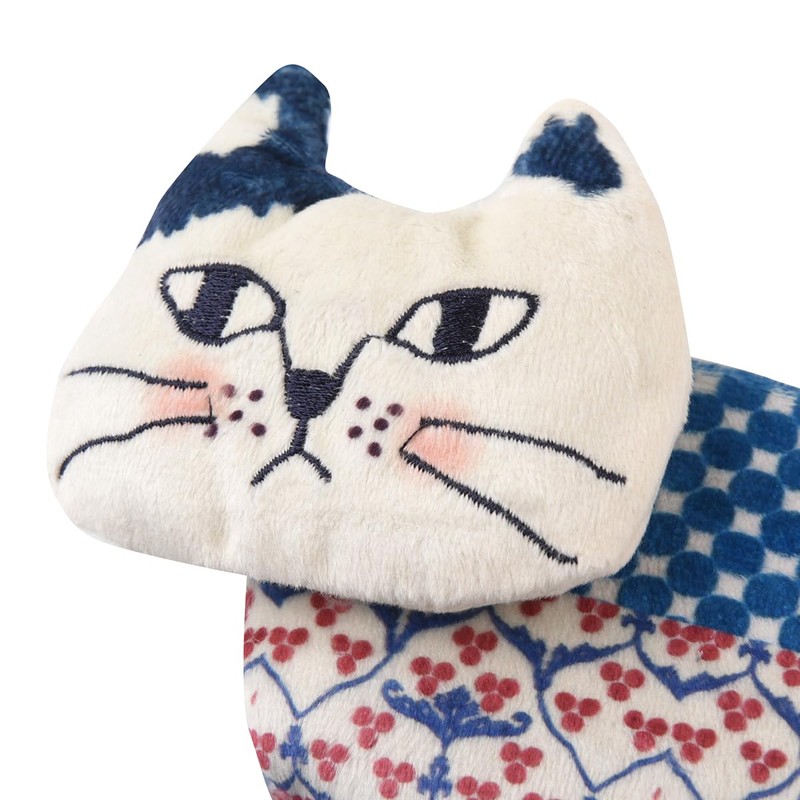 Kusuguru Japan Matilda-san Die-Cut Pouch, BLUE