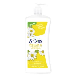 ST.IVES Crema Corporal Protección UV para el cuidado de la piel, hecha con ingredientes humectantes de origen 100% natural