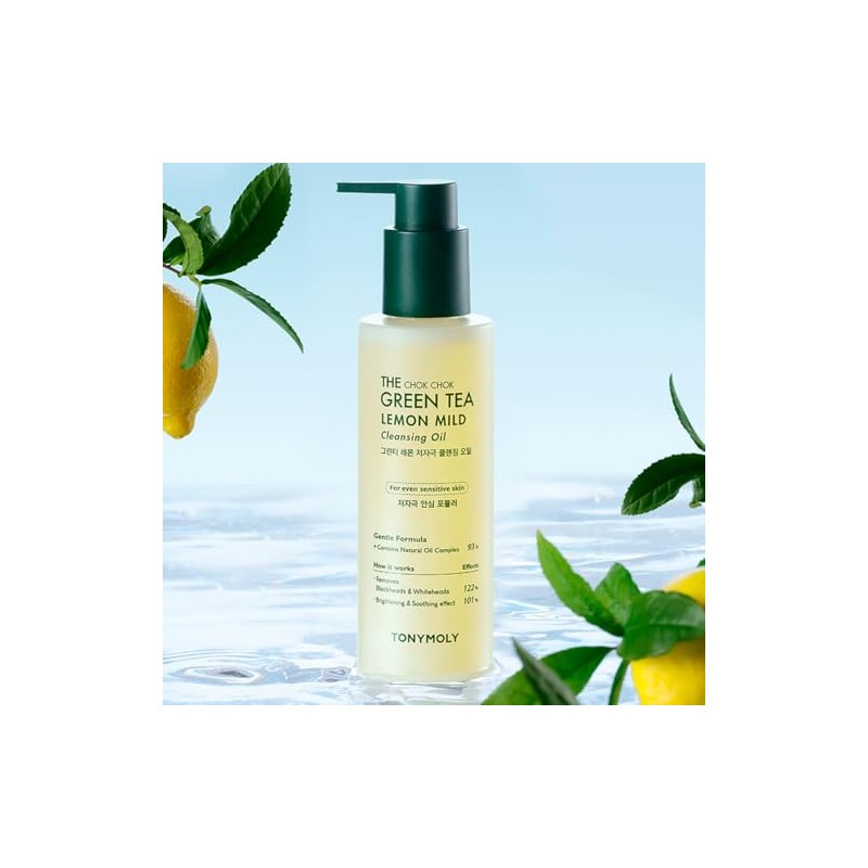 Aceite limpiador de té verde limón - The chok chok