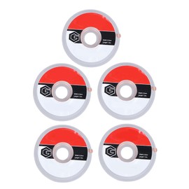 5pcs Solder Wick Brass 2.0mm Width 1.5m Length Cleaning Free Weaved Welding Core for Electrical Components