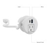 BBF 2-inch Desktop Power Grommet with AC Outlet and USB-A/USB-C