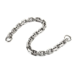 22.5 Inch Gorgeous Heavy Metal Bag Chain Purse Handle Shoulder Strap Replacement (Silver, Small)