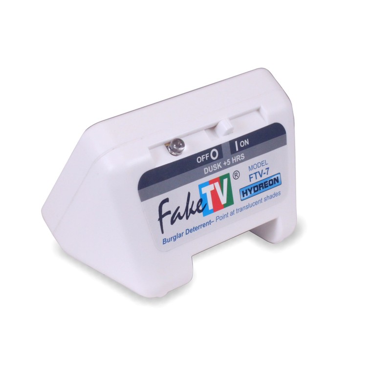 FakeTV - FTV-7 White – Advanced Home Security Television Simulator