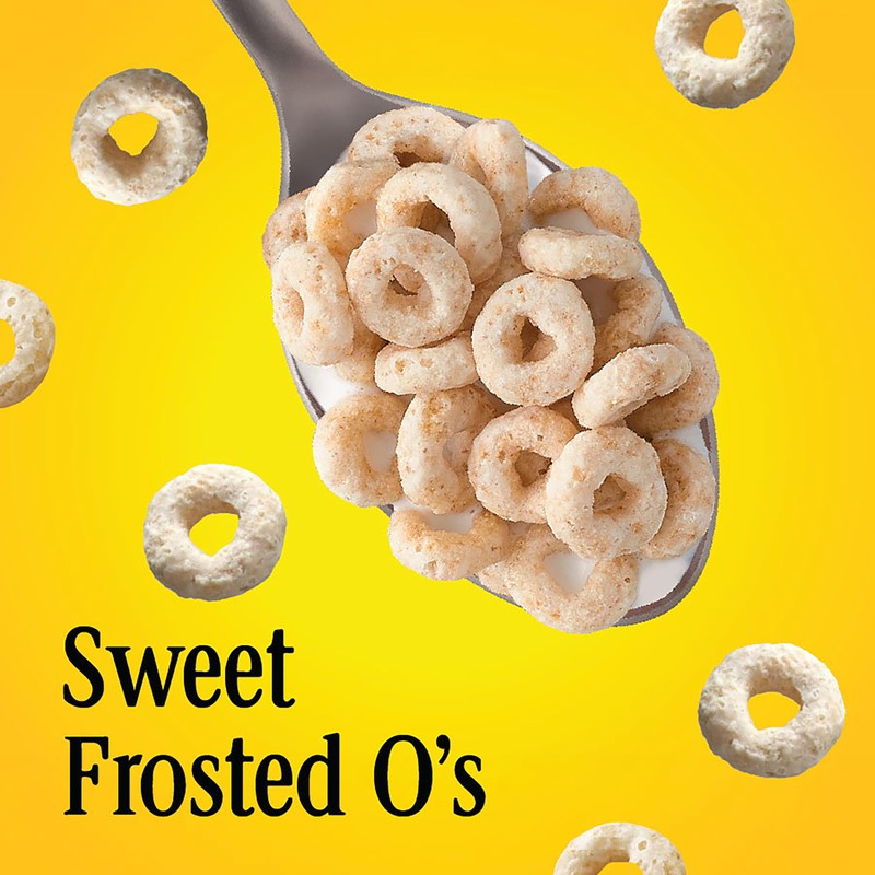 Frosted Cheerios, Heart Healthy Cereal, Family Size, 18.4 oz