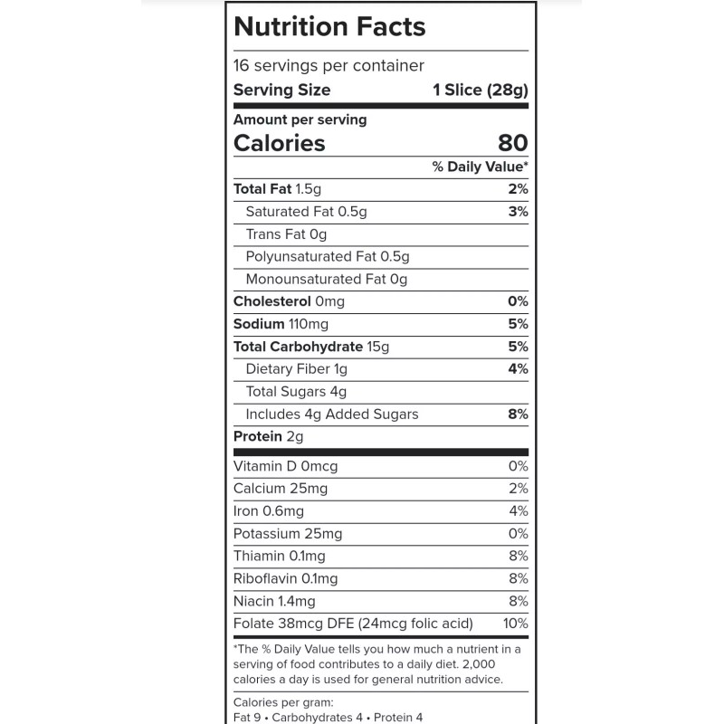 LEWIS CINNAMON SWIRL BREAD 1 LB