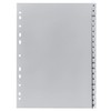 Exacompta 1720B Recycled Plastic Index 20 Sheets with Printed Tabs