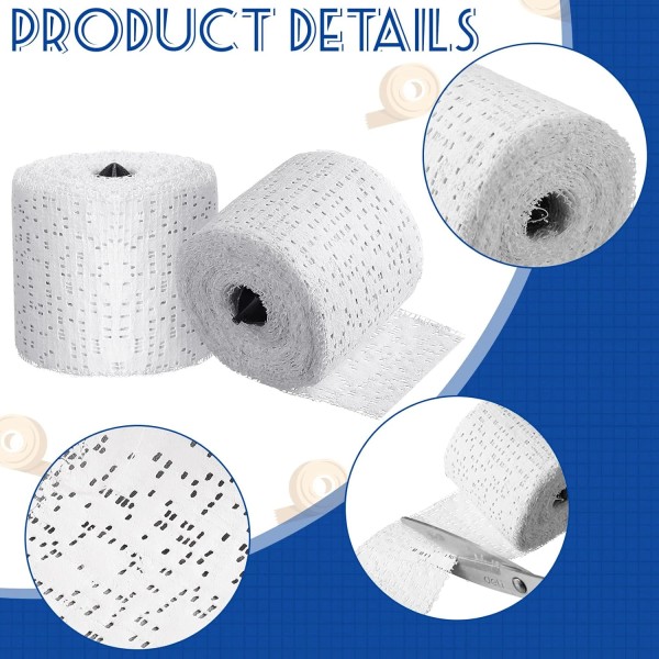 Does not apply 6 Rolls Plaster Strips Plaster Gauze Bandages