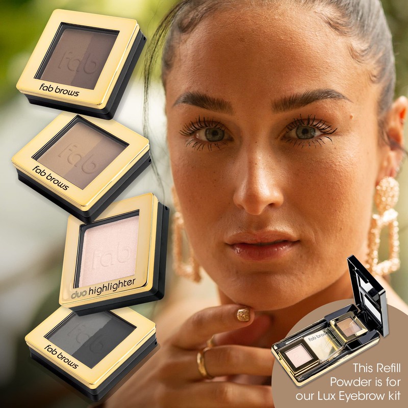 Lux Eyebrow Kit Refill Powder - Soft and Natural Eyebrow