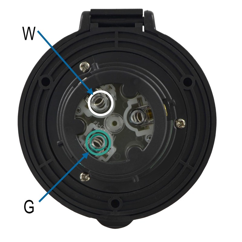 Conntek 30 Amp 125 Volt RV Marine Power Inlet -